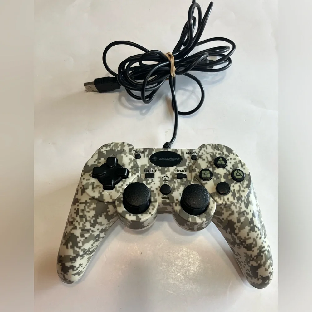 Snakebyte SB01426 Basic USB Wired Game Controller for PS3 CAMO Playstation 3
